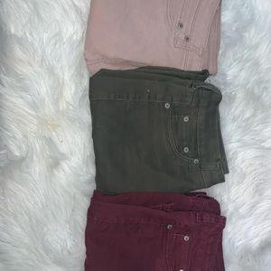 Set of three Aeropostale jeggings